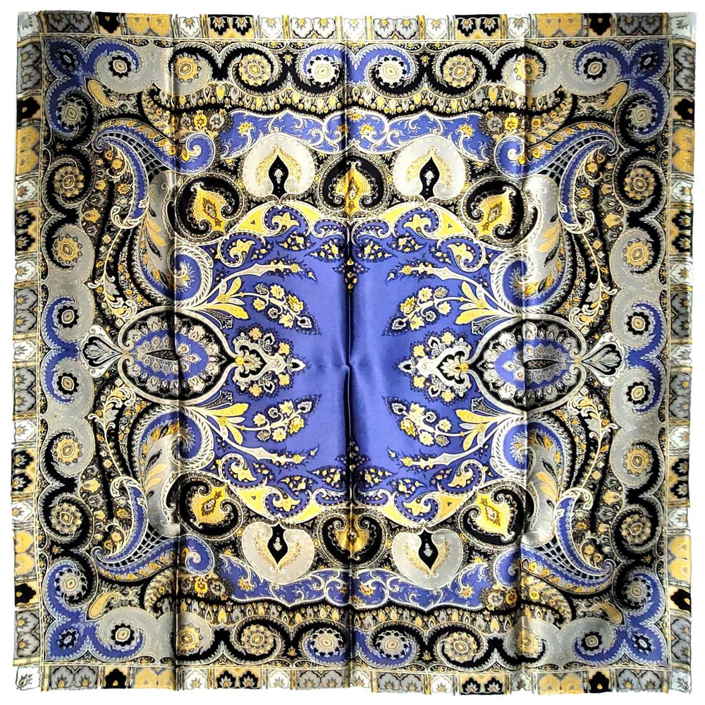 NWT Genuine 100% Mulberry Silk Satin Scarf 41"x41" Large Square Shawl 5969